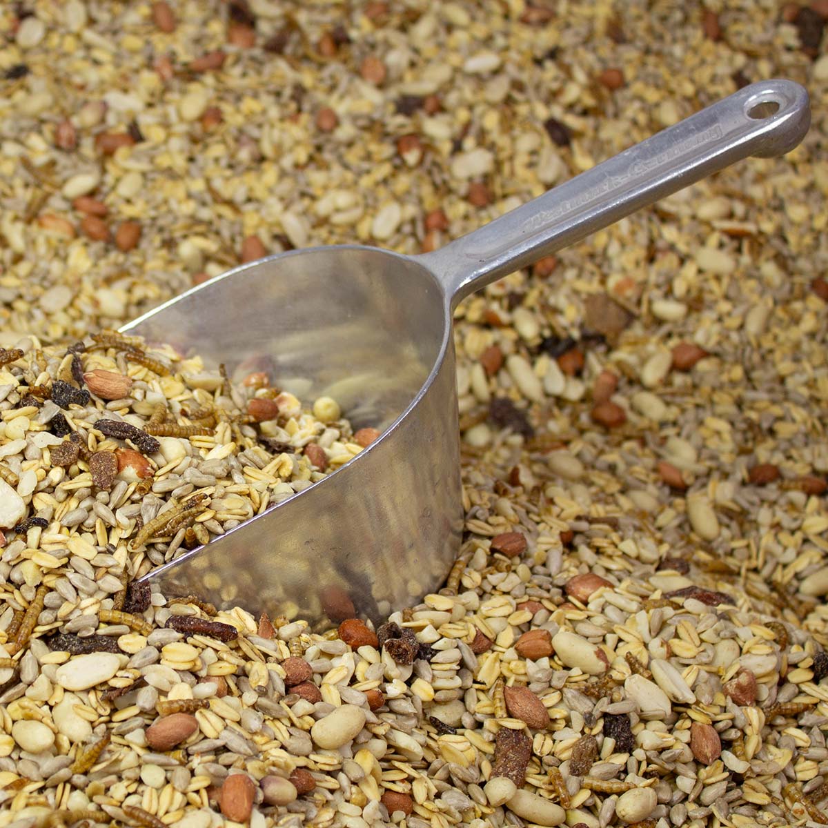 Vogelfuttermischungen und Einzelsaaten