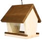 Preview: Futterhaus Kiosk für loses Vogelfutter mit Thermoholzdach