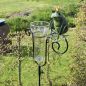 Preview: Regenmesser Froschkönig Gartenstecker