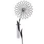 Preview: Regenmesser Blume schwarz