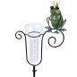 Preview: Regenmesser Froschkönig Gartenstecker