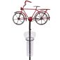 Preview: Regenmesser mit Fahrrad rot