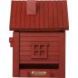 Preview: Schwedenhaus Rote Erde - Vogel-/Futterhaus