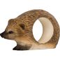 Preview: Serviettenring Igel handgeschnitzt