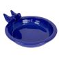 Preview: Vogeltränke Keramik blau Esschert Design rund