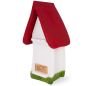 Preview: Vogelvilla Nistkasten weiß mit Tulpe