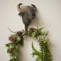 Preview: Wildlife Garden Haken Büffel handgeschnitzt