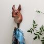 Preview: Wildlife Garden Haken Eichhörnchen handgeschnitzt