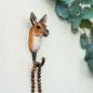 Preview: Wildlife Garden Haken Känguru handgeschnitzt