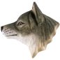 Preview: Magnet Wolf handgeschnitzt