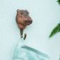 Preview: Wildlife Garden Haken Nilpferd handgeschnitzt