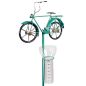 Preview: Regenmesser mit Fahrrad türkis