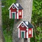 Preview: Wildlife Garden Schwedenhaus rotbraun Vogel-/Futterhaus