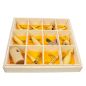 Preview: Vogelpfeifen 12 Nester / Set in Vitrine