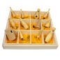 Preview: Vogelpfeifen 12 Nester / Set in Vitrine
