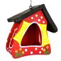 Preview: Vogelvilla Futterhaus Tupfen rot