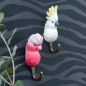 Preview: Wildlife Garden Haken Rosakakadu handgeschnitzt