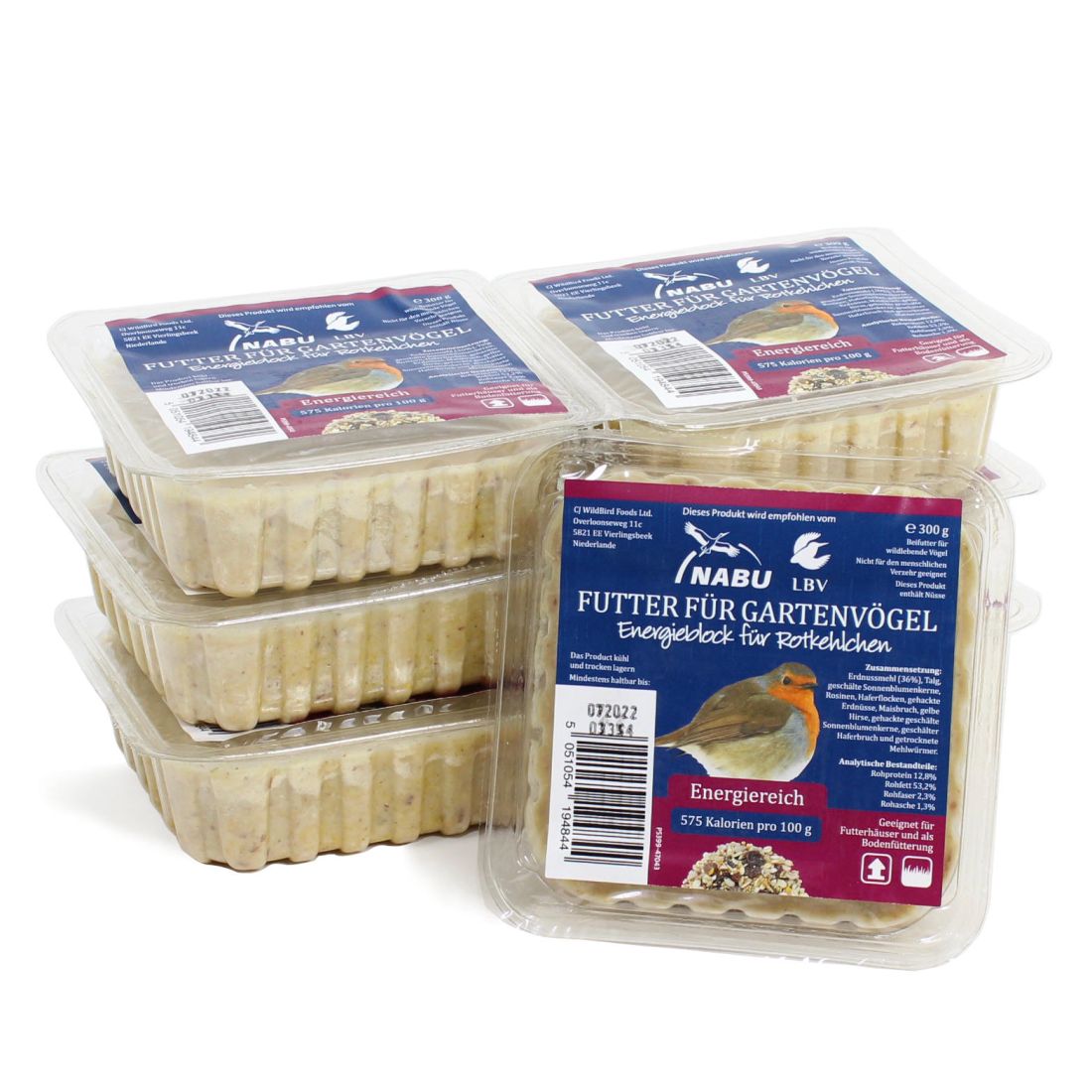 SPARPAKET 7 X 300g Energieblöcke für Rotkehlchen