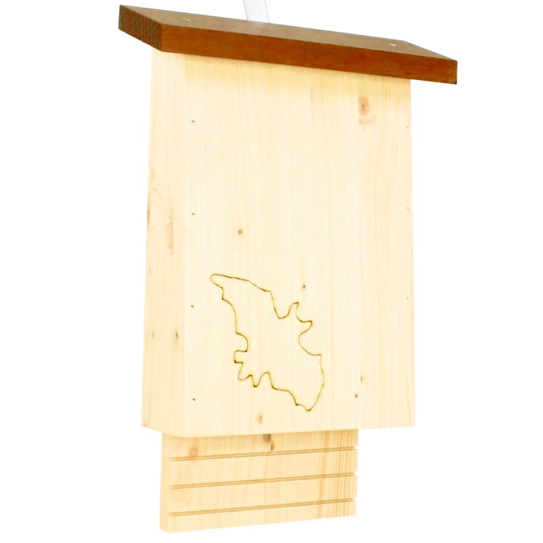 Fledermauskasten mit Thermoholzdach