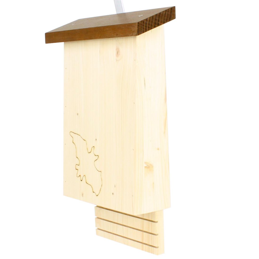 Fledermauskasten mit Thermoholzdach