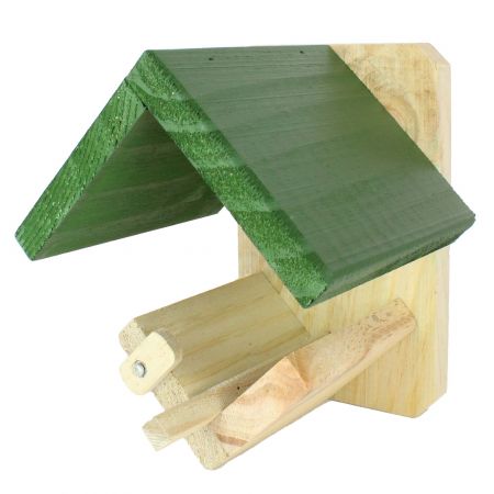 Erdnussbutterglashalter mit grünem Dach