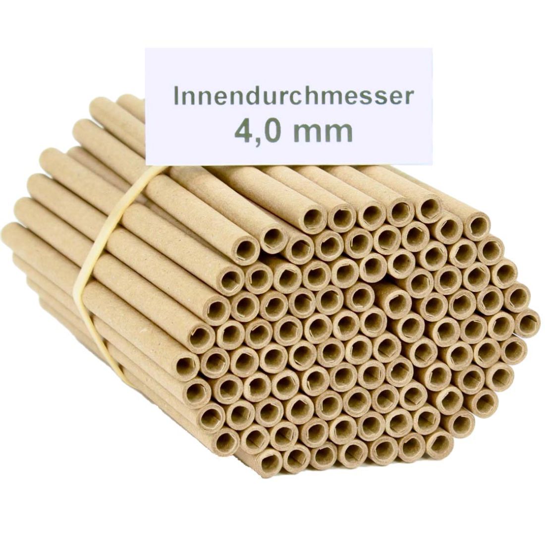 Pappröhrchen für Insektenhotel 4 mm 100 Stück