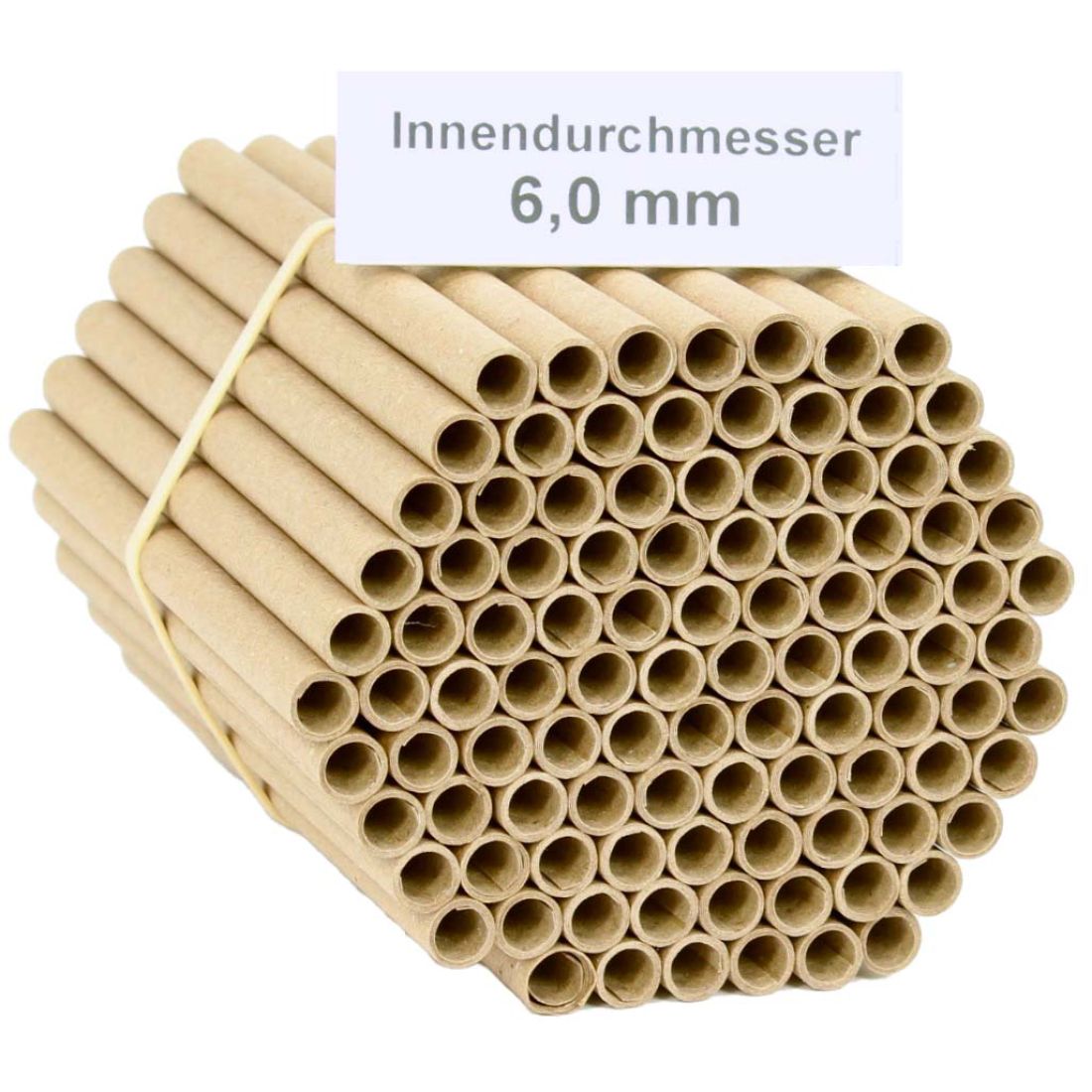 Pappröhrchen für Insektenhotel 6 mm 100 Stück