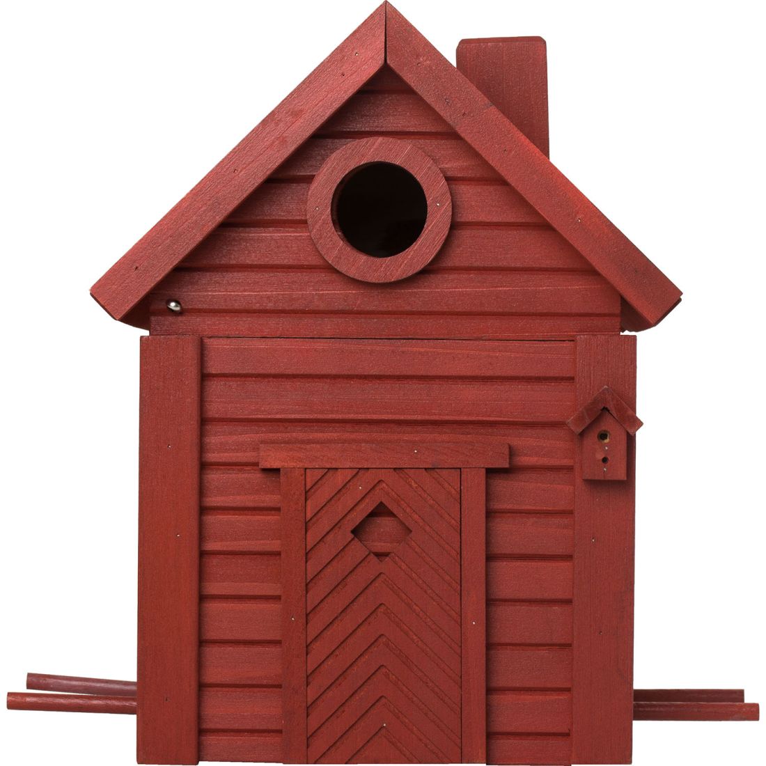 Schwedenhaus Rote Erde - Vogel-/Futterhaus
