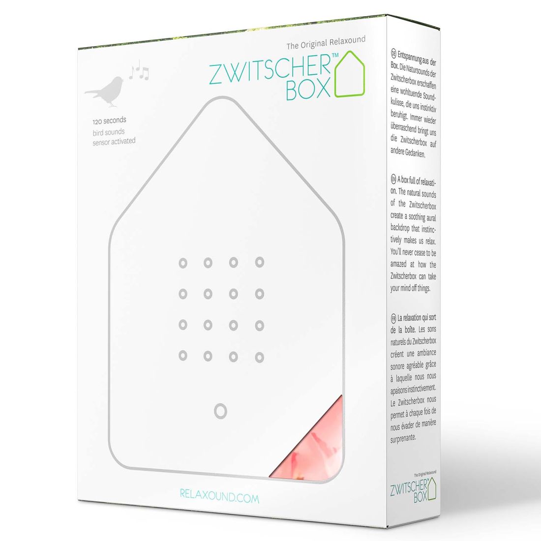 ZWITSCHERBOX® Cherry Blossom - Poppykalas Edition - inkl. Saugnapf