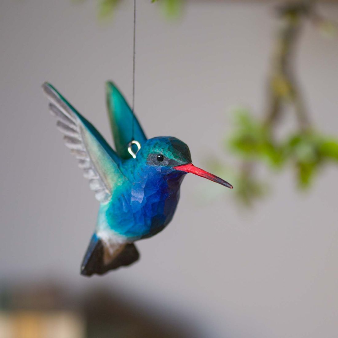Breitschnabelkolibri Holzvogel von Wildlife Garden als Deko-Element
