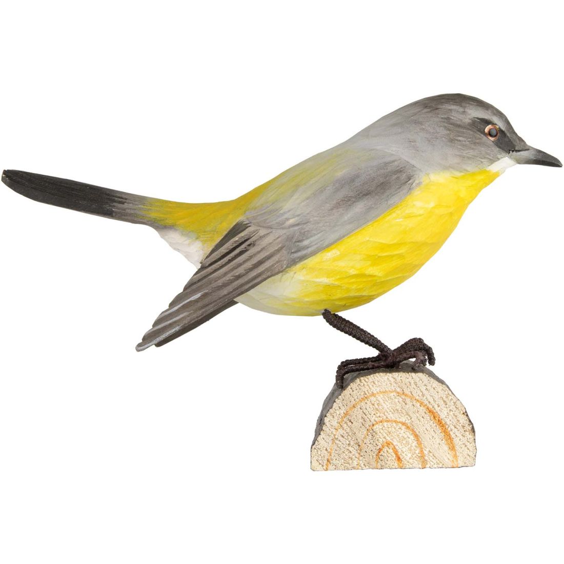 Goldbauchschnäpper handgeschnitzt
