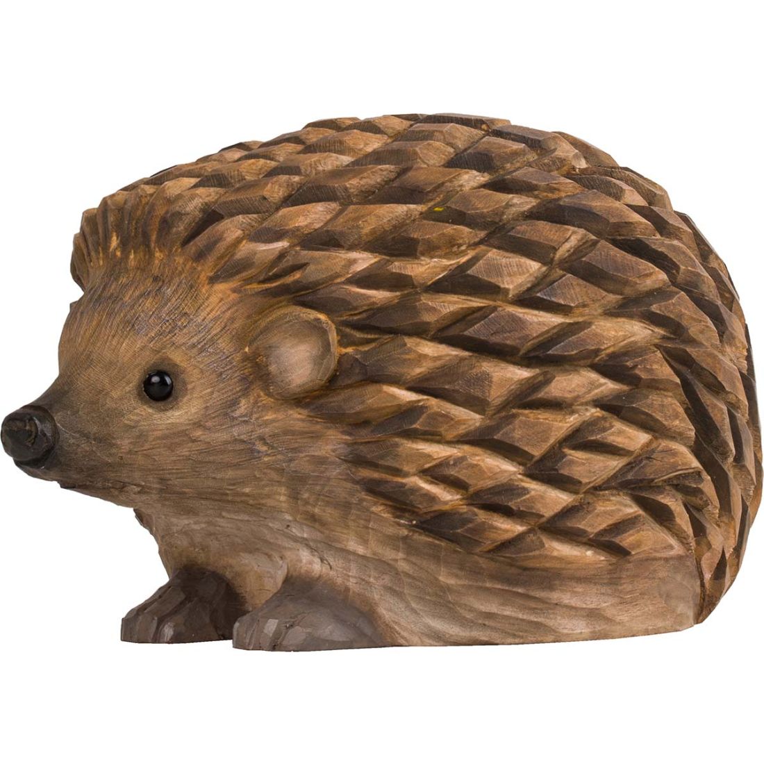 Igel handgeschnitzt