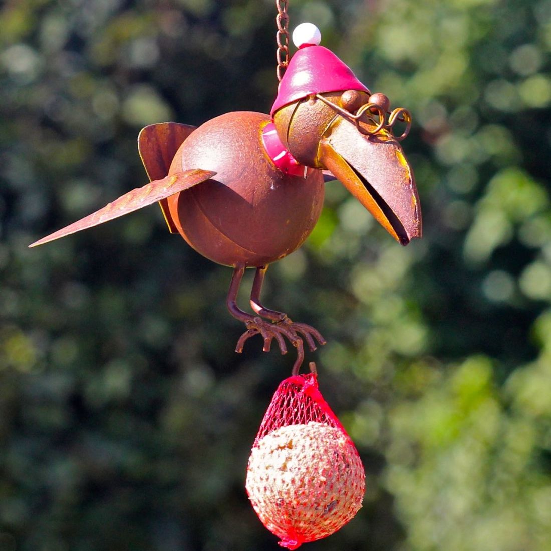 Großer Vogel Lothar fliegend - Meisenknödelhalter