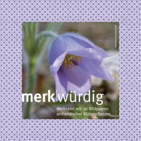 Merk-Spiel einheimische Blütenpflanzen 36 Bildpaare
