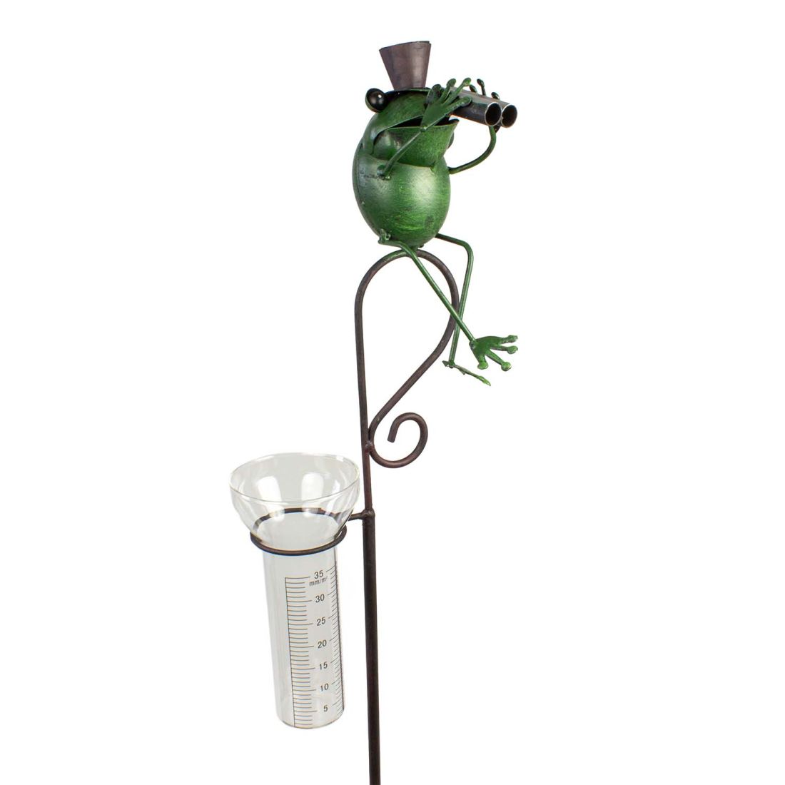 Regenmesser Frosch "Florian" mit Fernglas