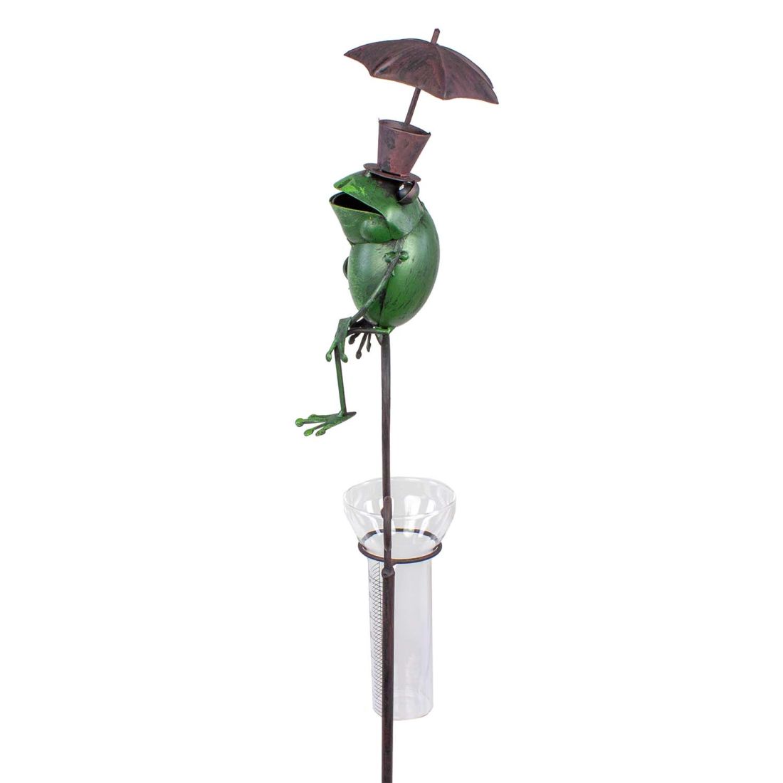 Regenmesser Frosch "Fritz" mit Schirm