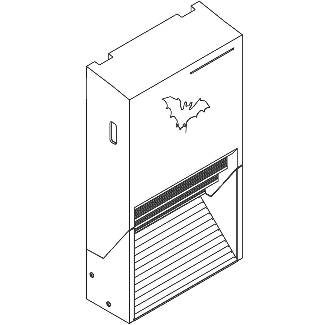 Schwegler Grundstein zum versenkten Einbau für Fledermaus-Universal-Sommerquartiere 2FTH und 1FTH
