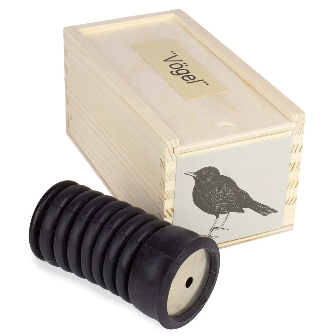 Vogelpfeife Amsel Gummi Vogellockpfeife