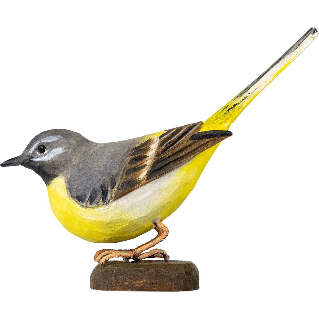 Gebirgsstelze handgeschnitzt