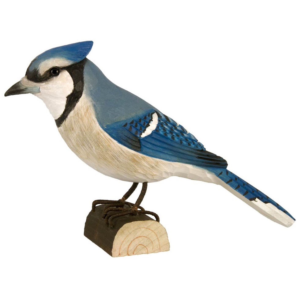 H-Customs Blaukehlchen Vogel Blau Holz Edel Handmade Schlüsselanhänger Anhänger 