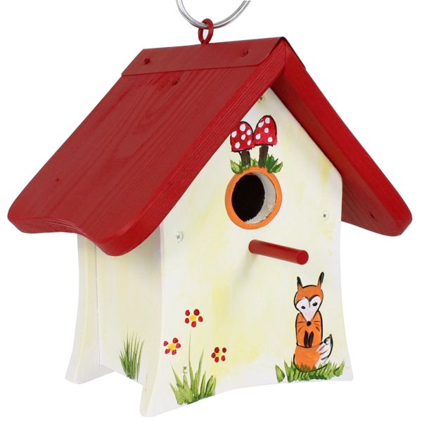 Vogelvilla Nistkasten Waldhütte Fuchs