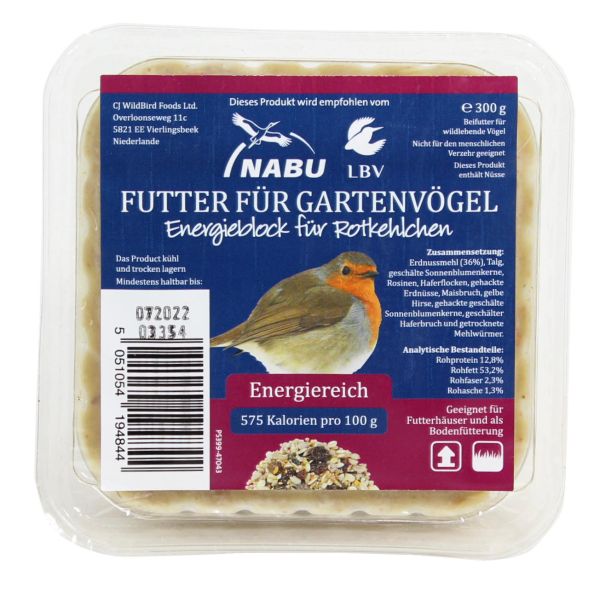 SPARPAKET 7 X 300g Energieblöcke für Rotkehlchen