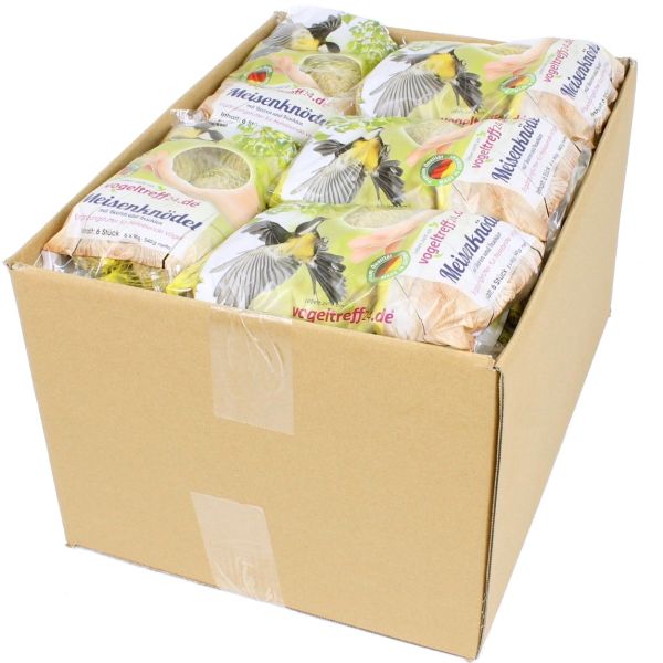 22 x 6 Meisenknödel mit Beeren und Insekten MIT NETZ im SPARPAKET