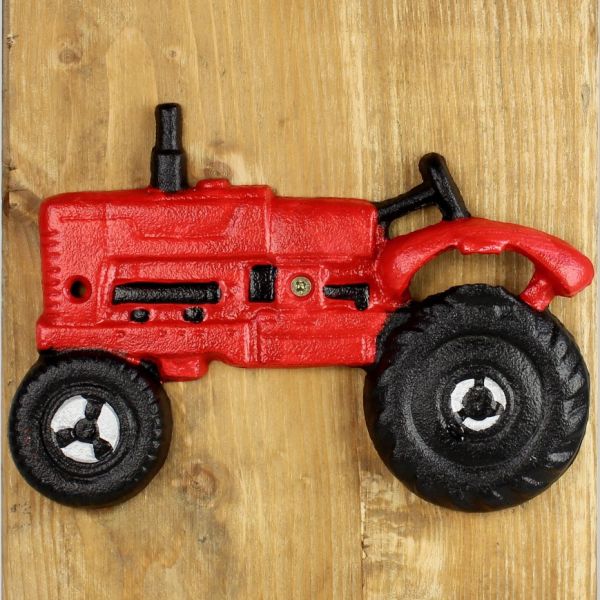 Flaschenöffner Traktor rot
