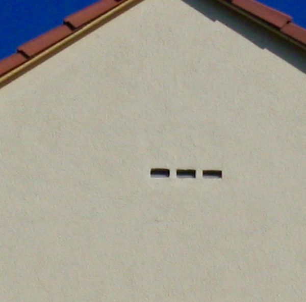 Schwegler Fledermaus-Fassadenröhre 1FR zum Einbau in Wände