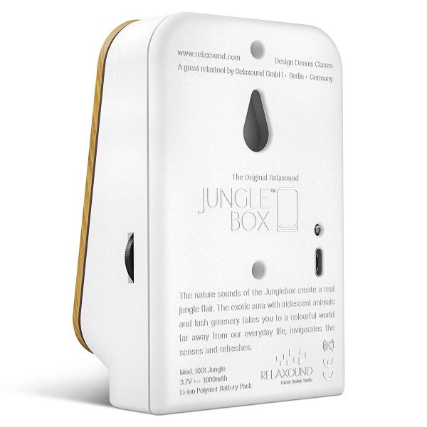 Junglebox Teak Style - Dschungel-Sound - inkl. Saugnapf