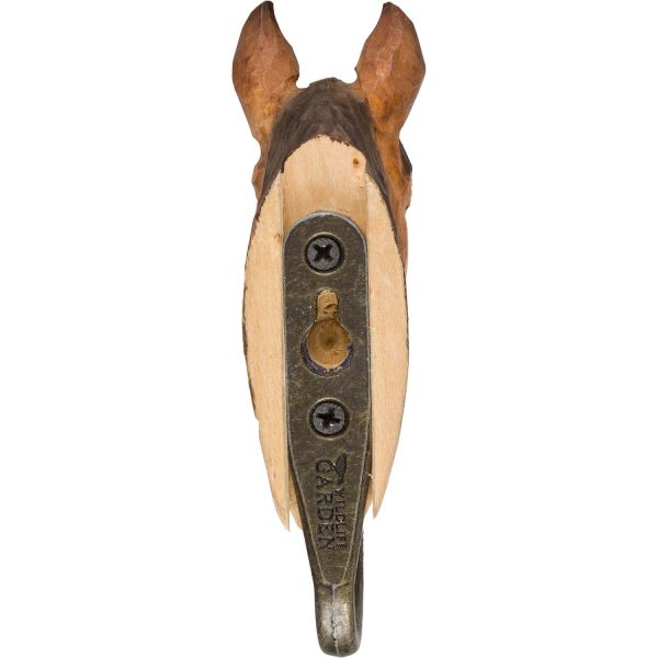 Wildlife Garden Haken Pferd handgeschnitzt
