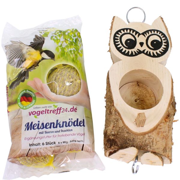 SET Futtereule Nr. 1 selber füllen + 6 Meisenknödel
