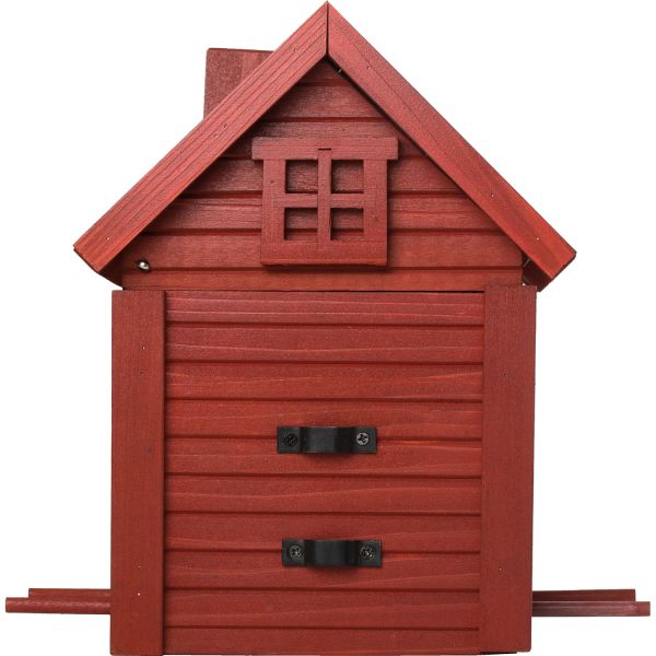 Schwedenhaus Rote Erde - Vogel-/Futterhaus