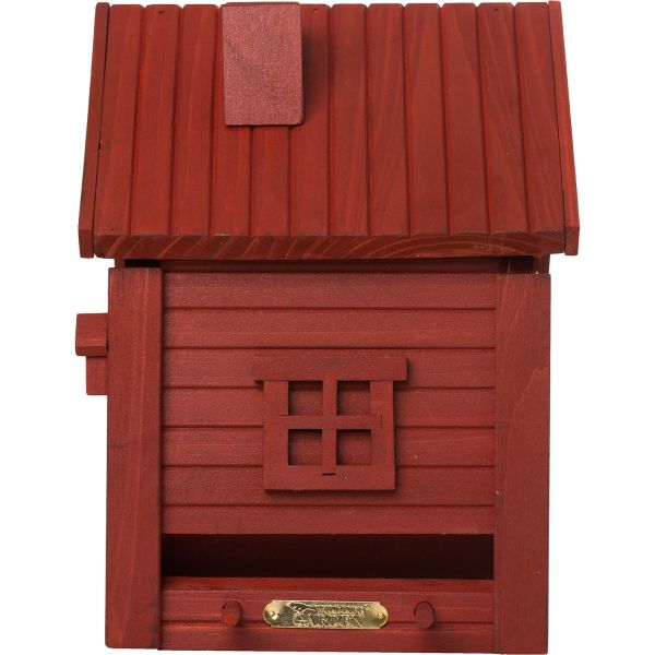 Schwedenhaus Rote Erde - Vogel-/Futterhaus